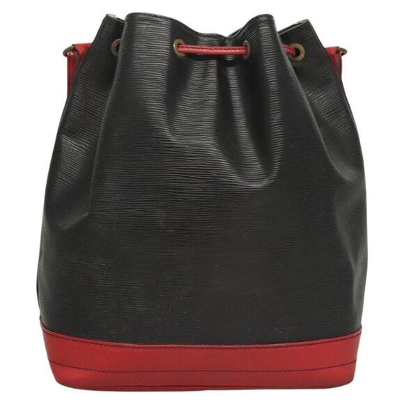 LOUIS VUITTON Epi Noe Shoulder Bag Bicolor Black Red - Picture 3 of 16